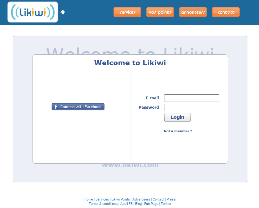 Nouvelle application Likiwi sur le site Internet